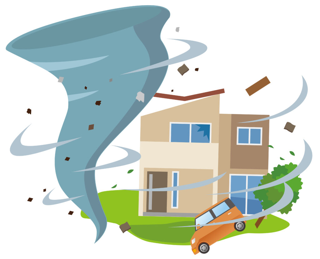 近年増えている台風による強風被害から家と家族を守ろう！