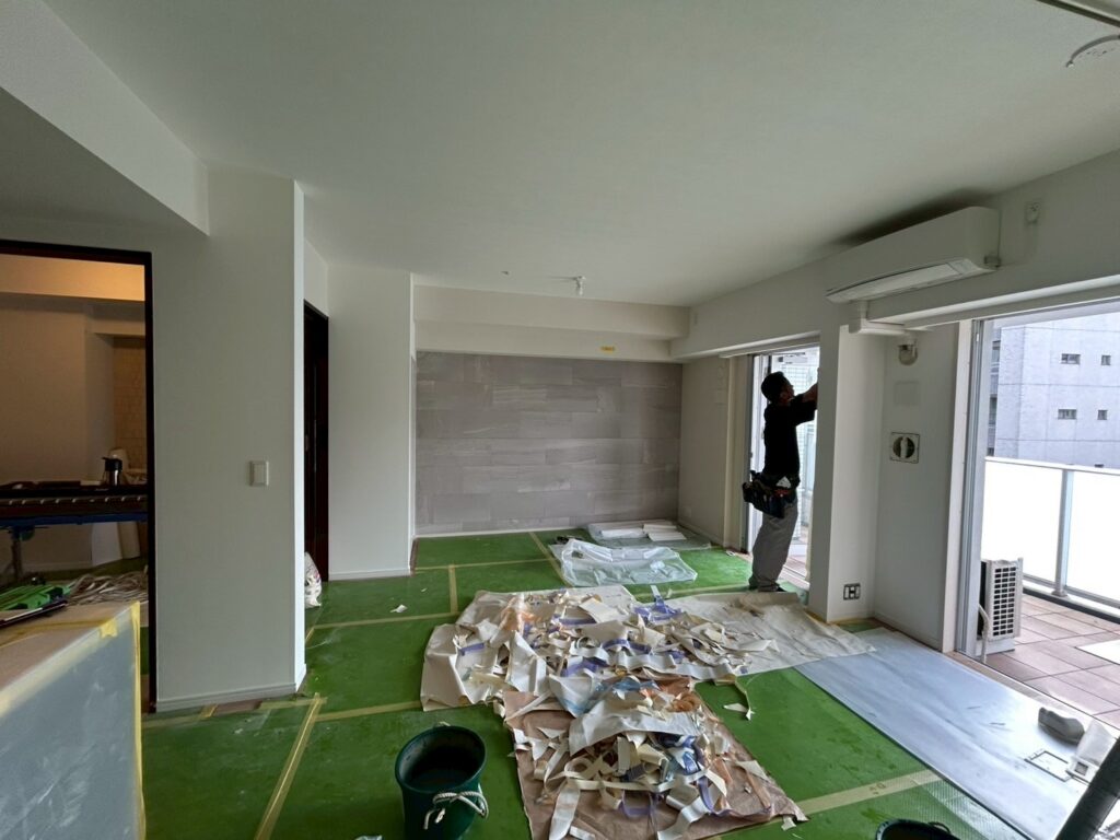 中央区　マンションリフォーム工事　内装工事